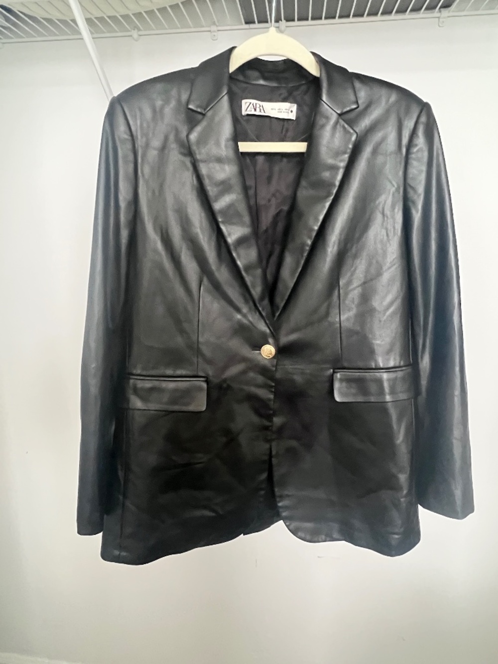Zara Faux Leather Jacket